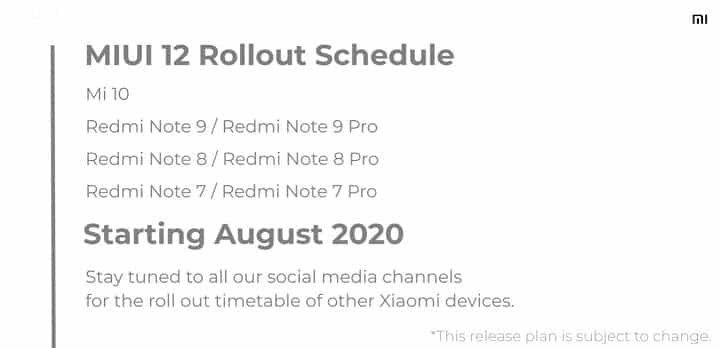 miui 12 lauch in india rollout