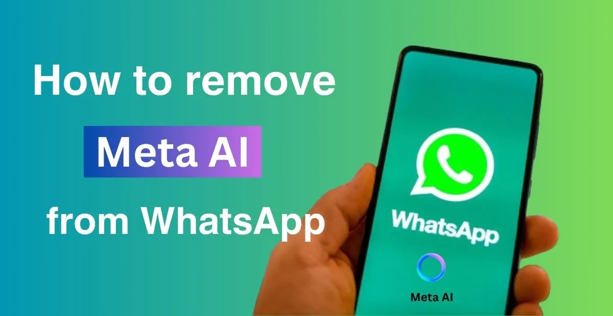 how to remove meta AI from whatsapp